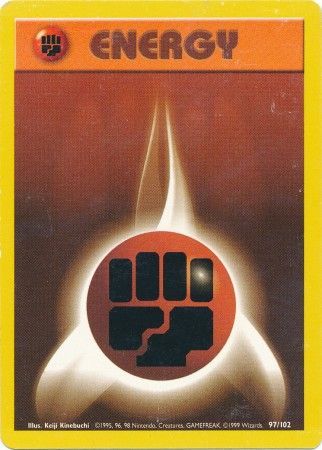 Fighting Energy (97/102) [Base Set Unlimited] - The Mythic Store | 24h Order Processing