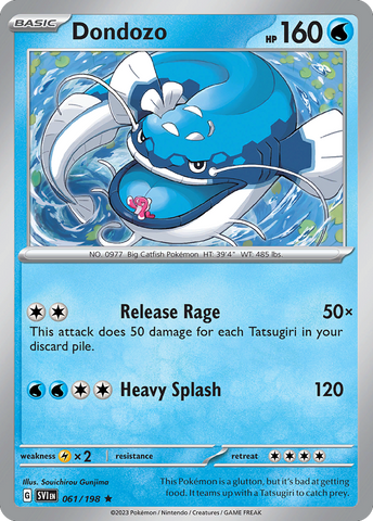 Dondozo (061/198) (Line Holo) [Scarlet & Violet: Base Set] - The Mythic Store | 24h Order Processing
