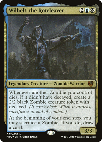 Wilhelt, the Rotcleaver [Innistrad: Midnight Hunt Commander] - The Mythic Store | 24h Order Processing