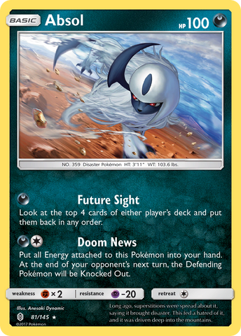 Absol (81/145) [Sun & Moon: Guardians Rising] - The Mythic Store | 24h Order Processing