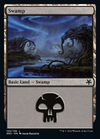 Swamp (129) [Game Night: Free-for-All] - The Mythic Store | 24h Order Processing