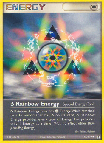 Rainbow Energy (98/110) (Delta Species) [EX: Holon Phantoms] - The Mythic Store | 24h Order Processing