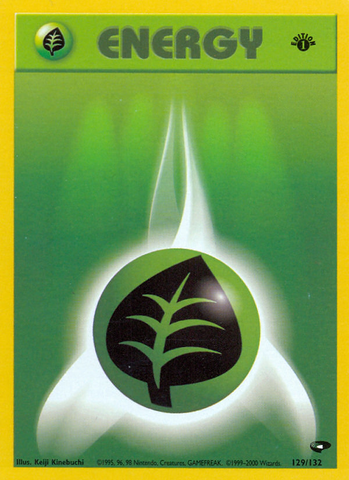 Grass Energy (129/132) [Gym Challenge 1st Edition] - The Mythic Store | 24h Order Processing