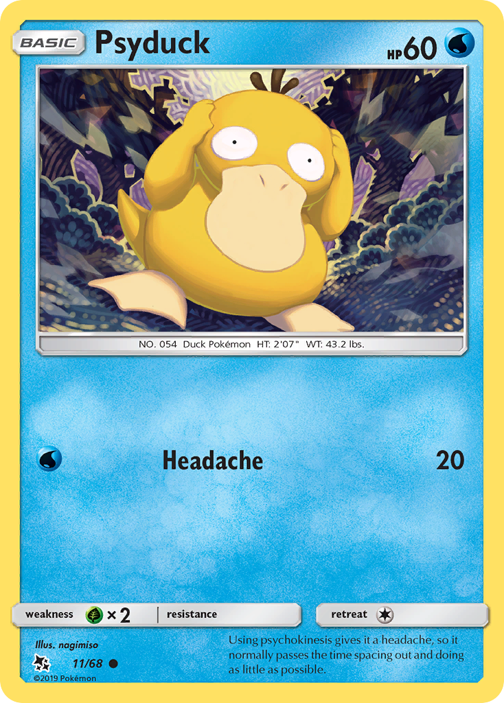 Psyduck (11/68) [Sun & Moon: Hidden Fates] - The Mythic Store | 24h Order Processing
