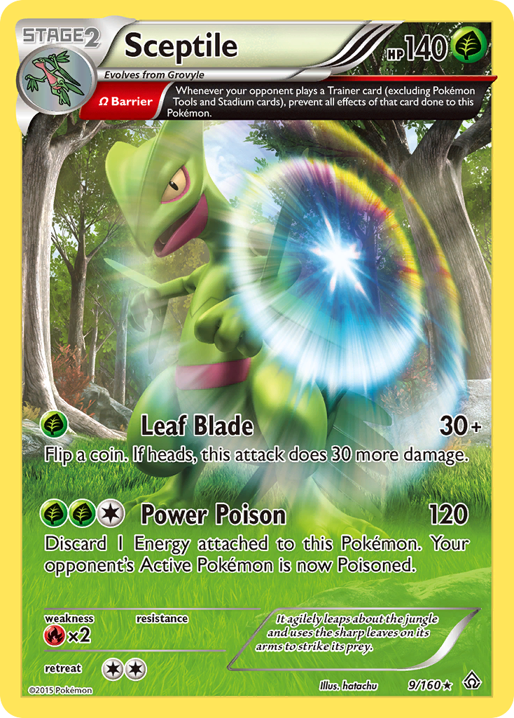 Sceptile (9/160) [XY: Primal Clash] - The Mythic Store | 24h Order Processing