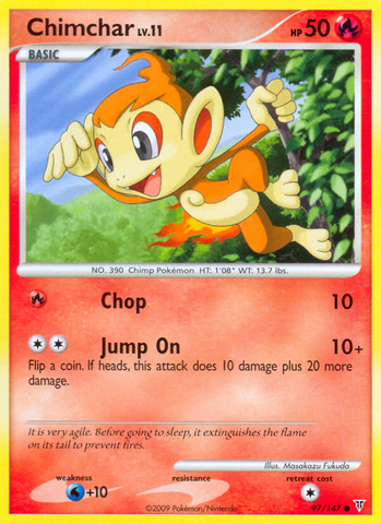 Chimchar (97/147) [Platinum: Supreme Victors] - The Mythic Store | 24h Order Processing
