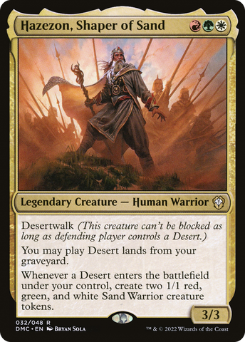 Hazezon, Shaper of Sand [Dominaria United Commander] - The Mythic Store | 24h Order Processing