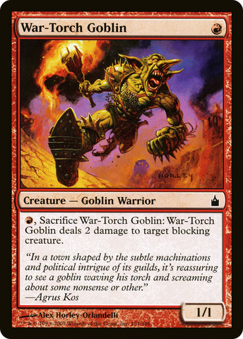 War-Torch Goblin [Ravnica: City of Guilds] - The Mythic Store | 24h Order Processing
