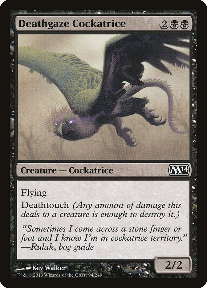 Deathgaze Cockatrice [Magic 2014] - The Mythic Store | 24h Order Processing