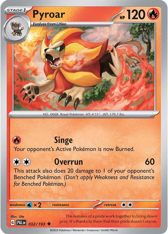 Pyroar (032/193) [Scarlet & Violet: Paldea Evolved] - The Mythic Store | 24h Order Processing
