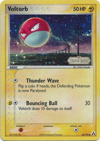 Voltorb (68/92) (Stamped) [EX: Legend Maker] - The Mythic Store | 24h Order Processing