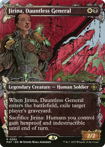 Jirina, Dauntless General (Showcase) [March of the Machine: The Aftermath] - The Mythic Store | 24h Order Processing
