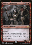 Olivia's Attendants (Showcase Fang Frame) [Innistrad: Crimson Vow] - The Mythic Store | 24h Order Processing