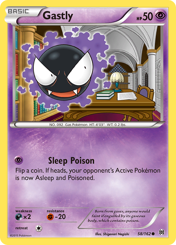 Gastly (58/162) [XY: BREAKthrough] - The Mythic Store | 24h Order Processing