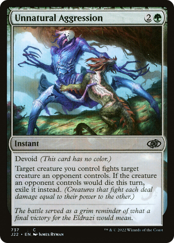 Unnatural Aggression [Jumpstart 2022] - The Mythic Store | 24h Order Processing