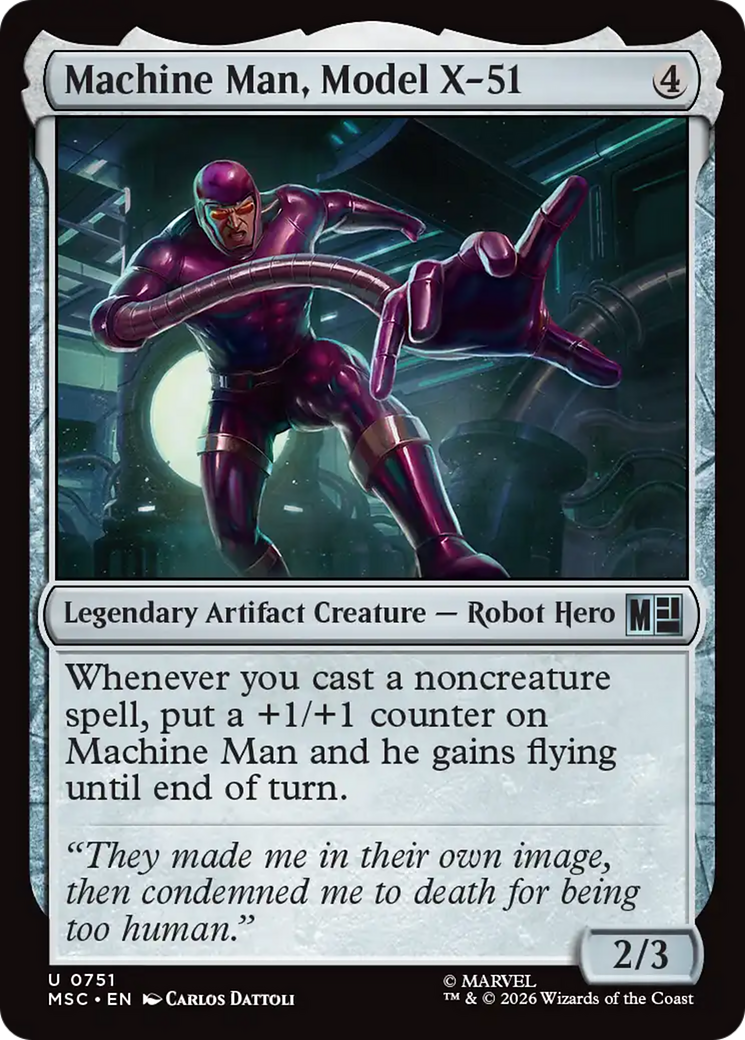 Machine Man, Model X-51 [Marvel Super Heroes Commander] - The Mythic Store | 24h Order Processing