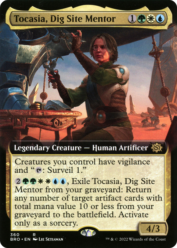 Tocasia, Dig Site Mentor (Extended Art) [The Brothers' War] - The Mythic Store | 24h Order Processing
