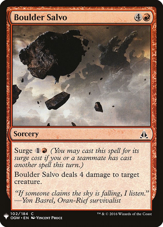Boulder Salvo [Mystery Booster] - The Mythic Store | 24h Order Processing