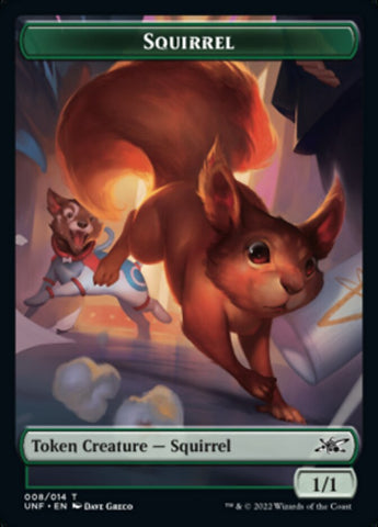 Squirrel Token [Unfinity Tokens] - The Mythic Store | 24h Order Processing
