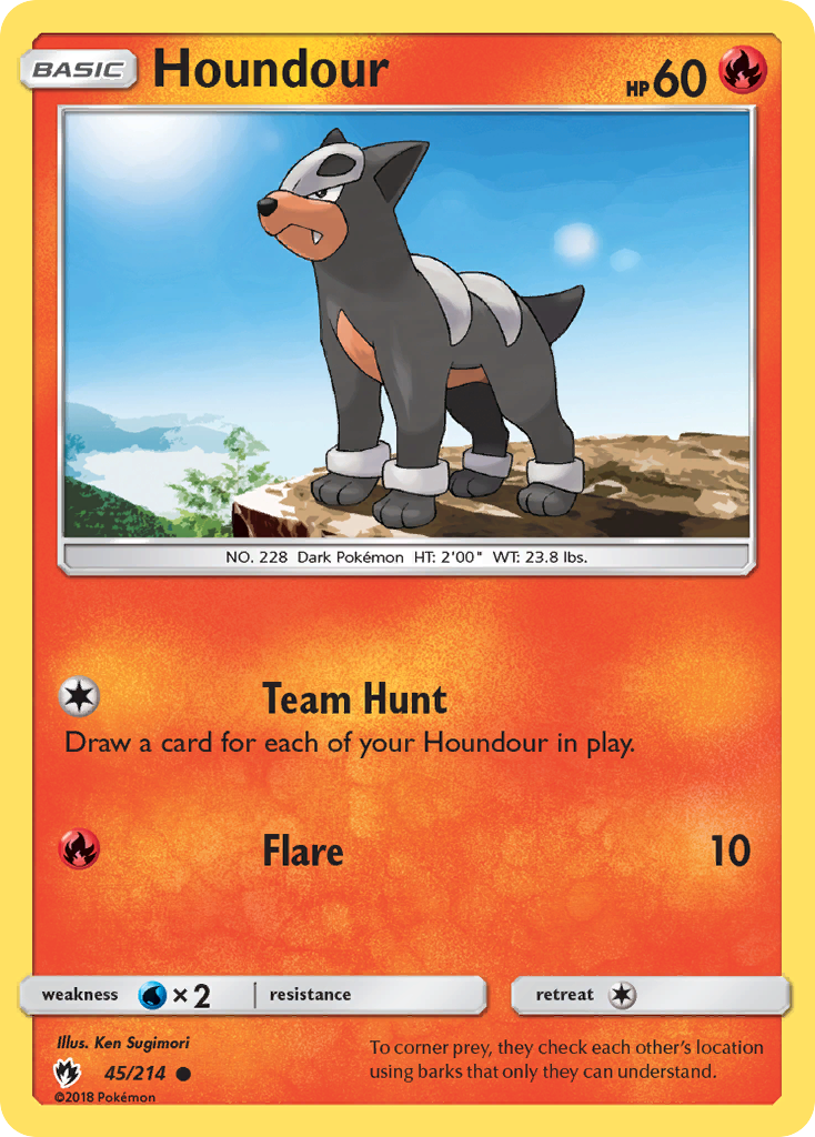 Houndour (45/214) [Sun & Moon: Lost Thunder] - The Mythic Store | 24h Order Processing
