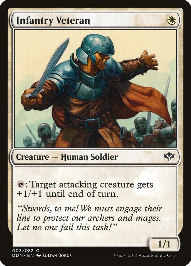 Infantry Veteran [Duel Decks: Speed vs. Cunning] - The Mythic Store | 24h Order Processing