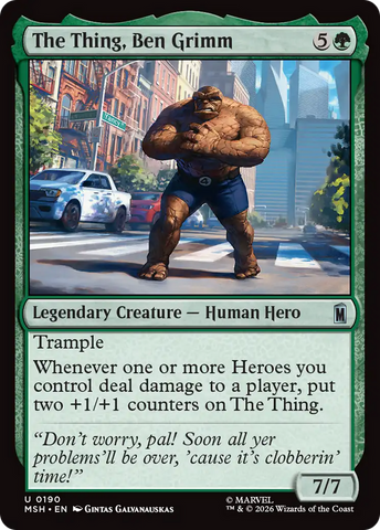 The Thing, Ben Grimm [Marvel Super Heroes] - The Mythic Store | 24h Order Processing