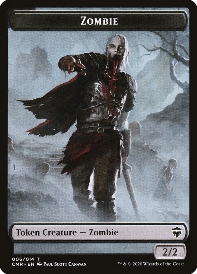 Treasure // Zombie Double-Sided Token [Commander Legends Tokens] - The Mythic Store | 24h Order Processing
