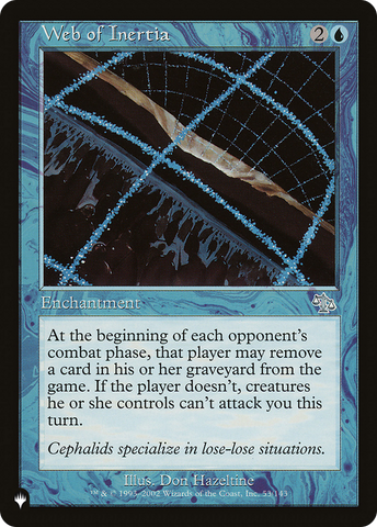 Web of Inertia [The List] - The Mythic Store | 24h Order Processing