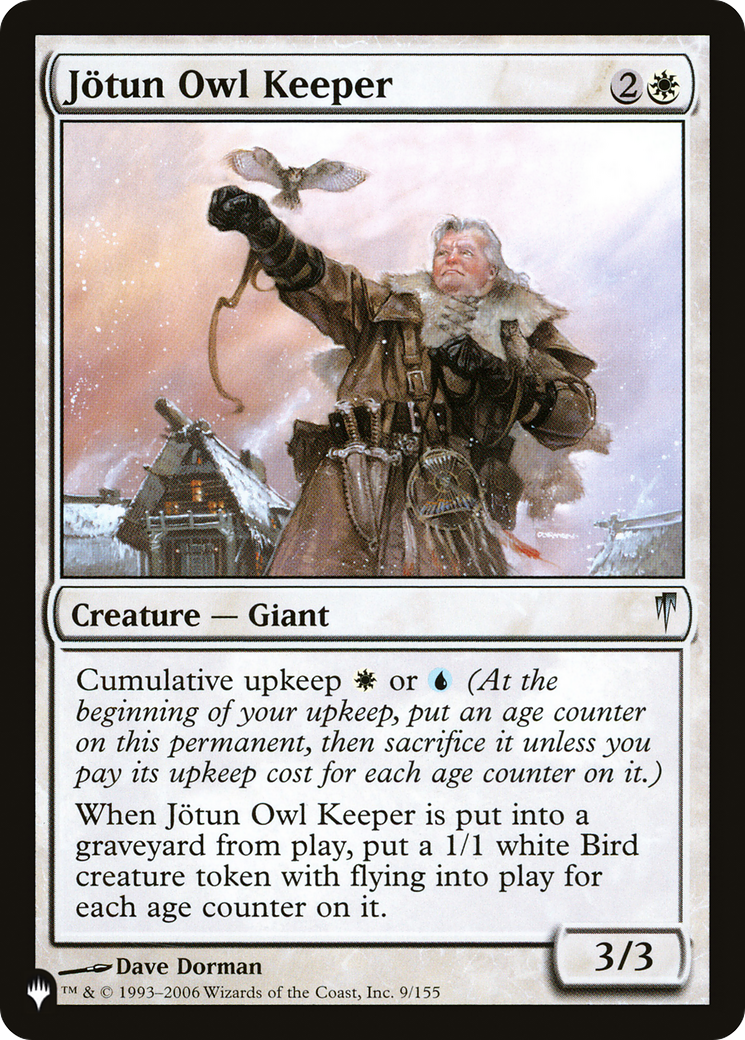 Jotun Owl Keeper [The List] - The Mythic Store | 24h Order Processing