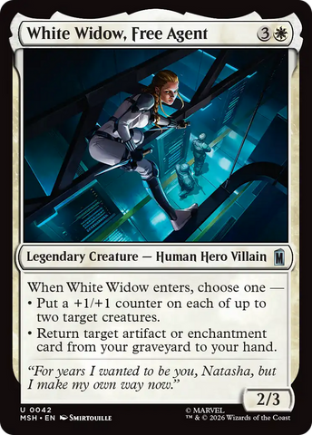 White Widow, Free Agent [Marvel Super Heroes] - The Mythic Store | 24h Order Processing