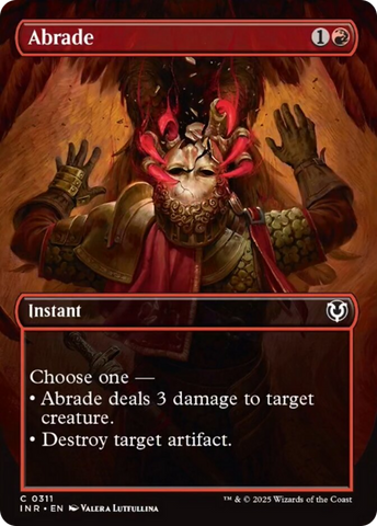 Abrade (Borderless) [Innistrad Remastered] - The Mythic Store | 24h Order Processing