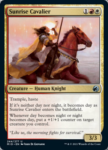 Sunrise Cavalier [Innistrad: Midnight Hunt] - The Mythic Store | 24h Order Processing