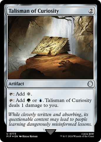 Talisman of Curiosity (Surge Foil) [Fallout] - The Mythic Store | 24h Order Processing