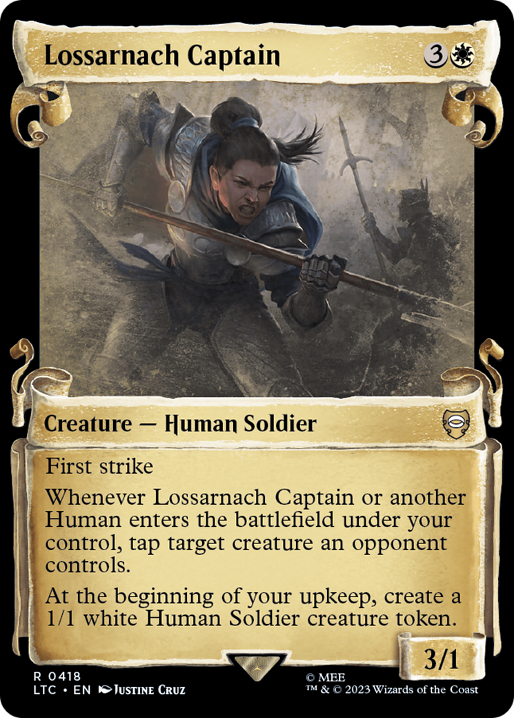 Lossarnach Captain [The Lord of the Rings: Tales of Middle-Earth Commander Showcase Scrolls] - The Mythic Store | 24h Order Processing