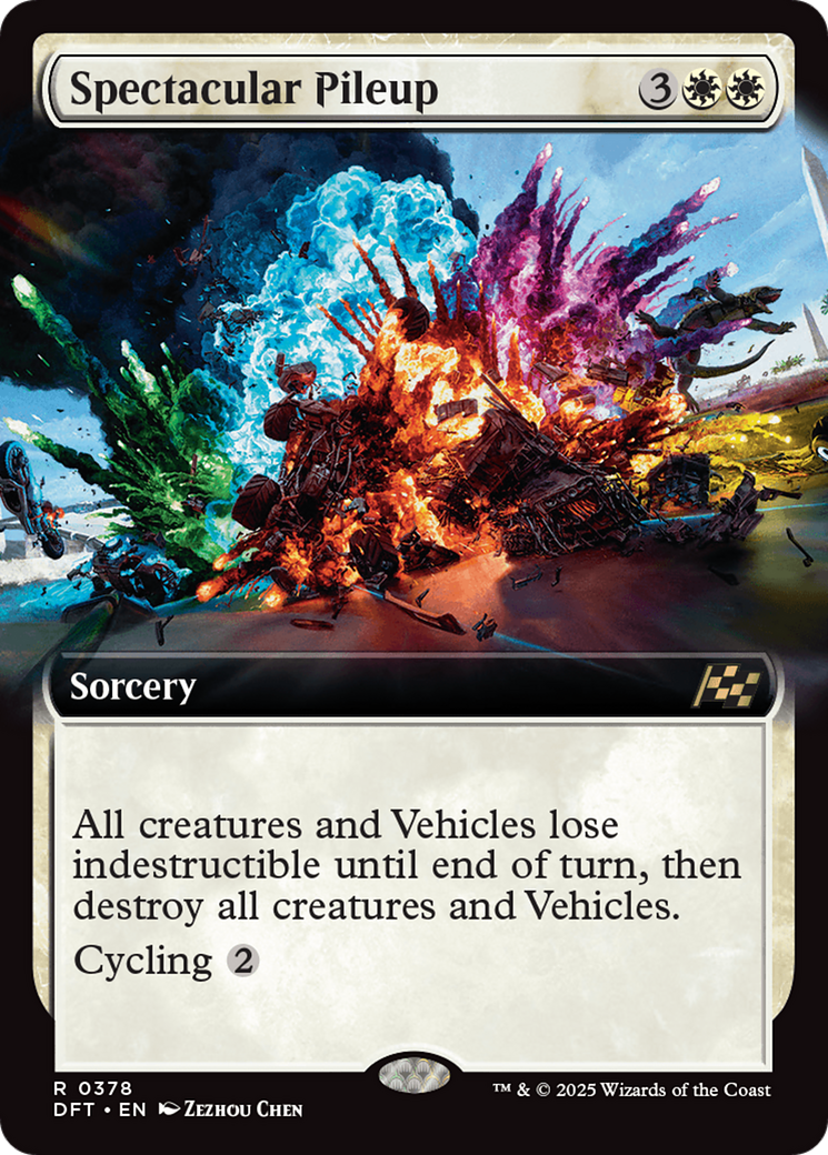 Spectacular Pileup (Extended Art) [Aetherdrift] - The Mythic Store | 24h Order Processing