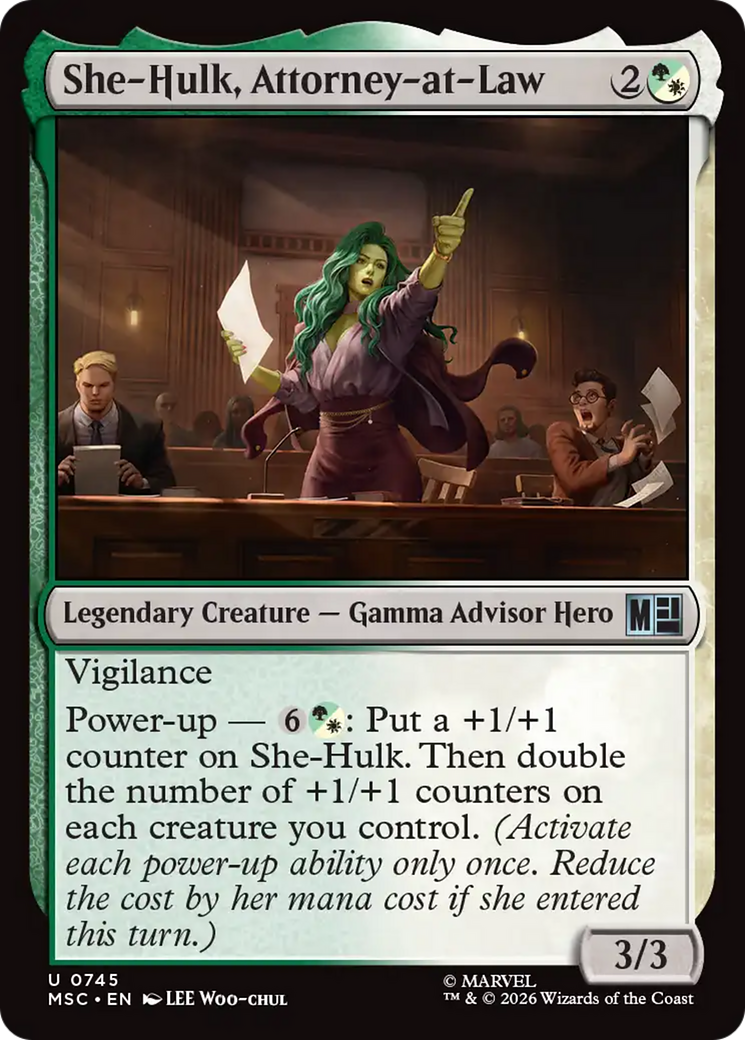 She-Hulk, Attorney-at-Law [Marvel Super Heroes Commander] - The Mythic Store | 24h Order Processing