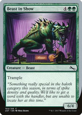 Beast in Show ("Something really special...") [Unstable] - The Mythic Store | 24h Order Processing