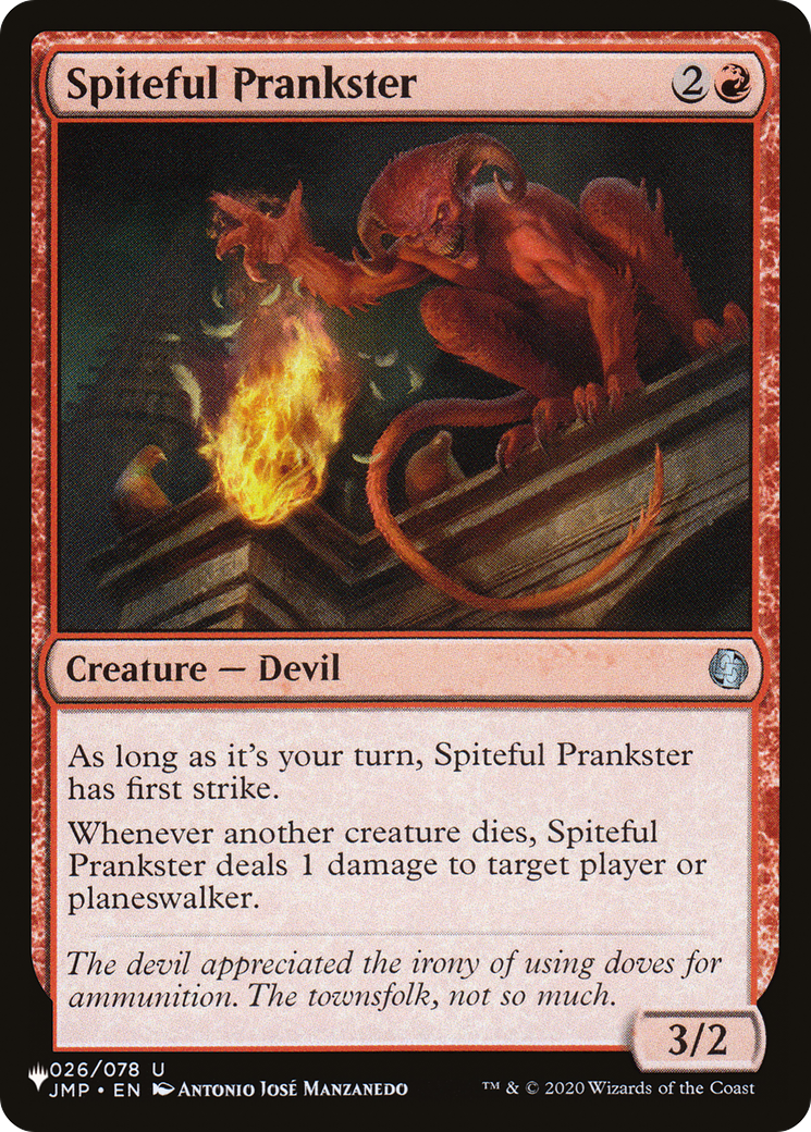 Spiteful Prankster [The List] - The Mythic Store | 24h Order Processing