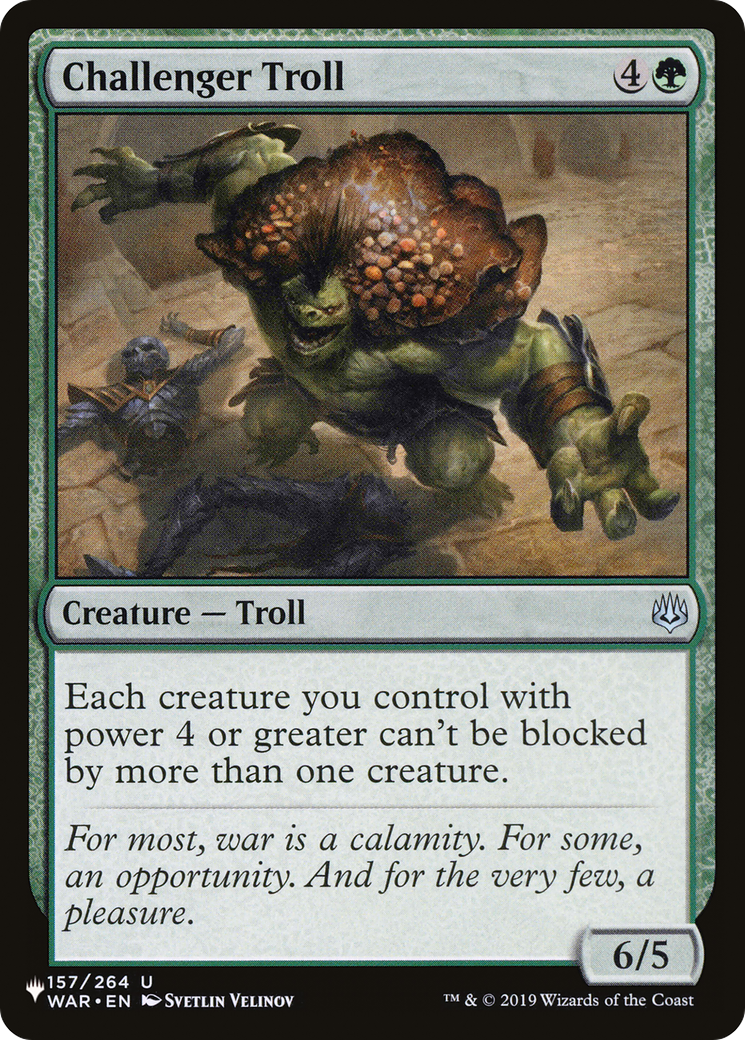 Challenger Troll [The List] - The Mythic Store | 24h Order Processing