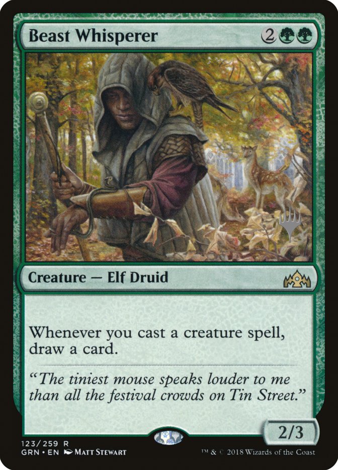 Beast Whisperer (Promo Pack) [Guilds of Ravnica Promos] - The Mythic Store | 24h Order Processing