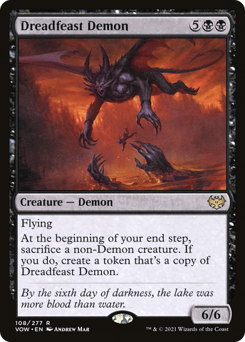Dreadfeast Demon [Innistrad: Crimson Vow] - The Mythic Store | 24h Order Processing