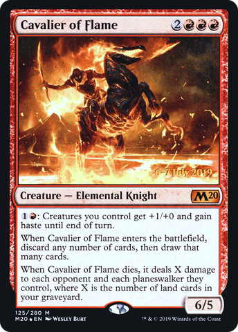 Cavalier of Flame [Core Set 2020 Prerelease Promos] - The Mythic Store | 24h Order Processing