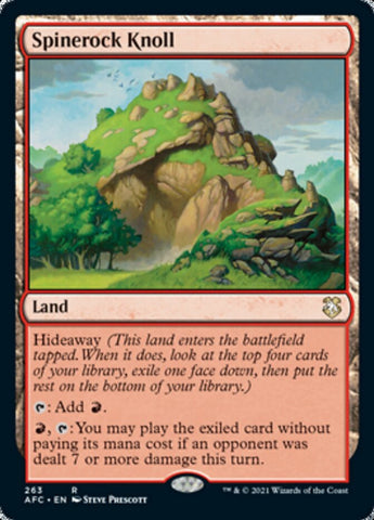 Spinerock Knoll [Dungeons & Dragons: Adventures in the Forgotten Realms Commander] - The Mythic Store | 24h Order Processing