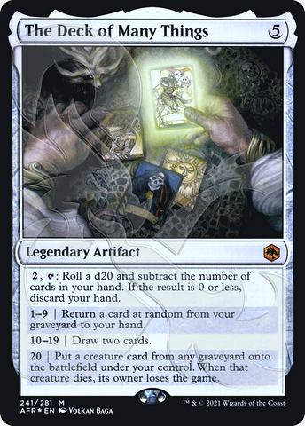 The Deck of Many Things (Ampersand Promo) [Dungeons & Dragons: Adventures in the Forgotten Realms Promos] - The Mythic Store | 24h Order Processing