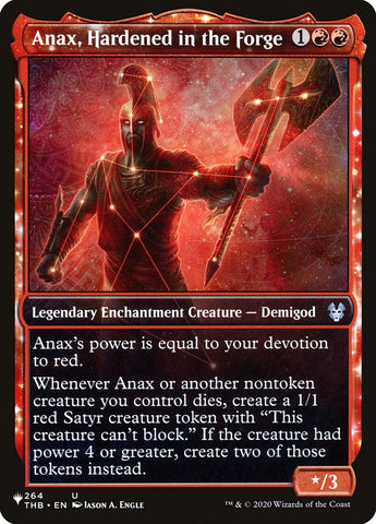 Anax, Hardened in the Forge (Showcase) [The List] - The Mythic Store | 24h Order Processing