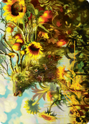 Beza, the Bounding Spring Art Card (Gold-Stamped Signature) [Bloomburrow Art Series] - The Mythic Store | 24h Order Processing