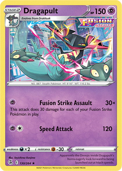 Dragapult (130/264) [Sword & Shield: Fusion Strike] - The Mythic Store | 24h Order Processing