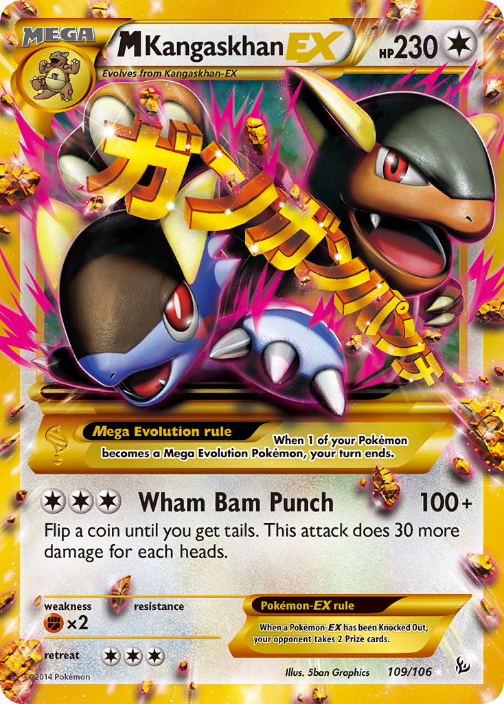 M Kangaskhan EX (109/106) [XY: Flashfire] - The Mythic Store | 24h Order Processing