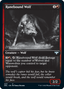 Runebound Wolf [Innistrad: Double Feature] - The Mythic Store | 24h Order Processing
