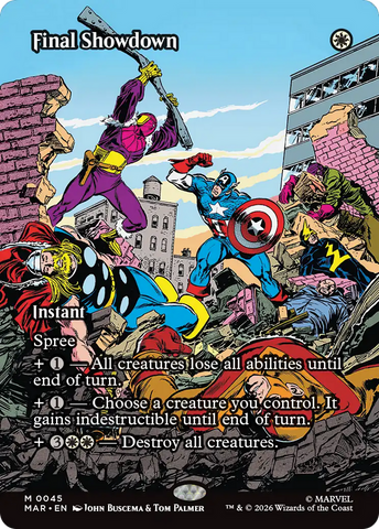 Final Showdown (Borderless) [Marvel Universe: Eternal-Legal] - The Mythic Store | 24h Order Processing